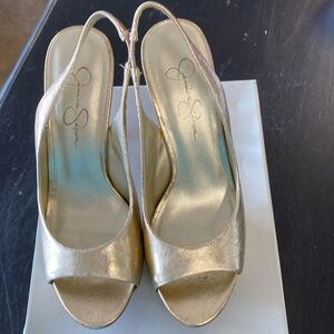 Jessica Simpson Peep Toe Platforms